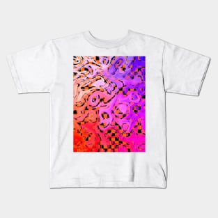 CHECKERBOARD Abstract Designs Kids T-Shirt